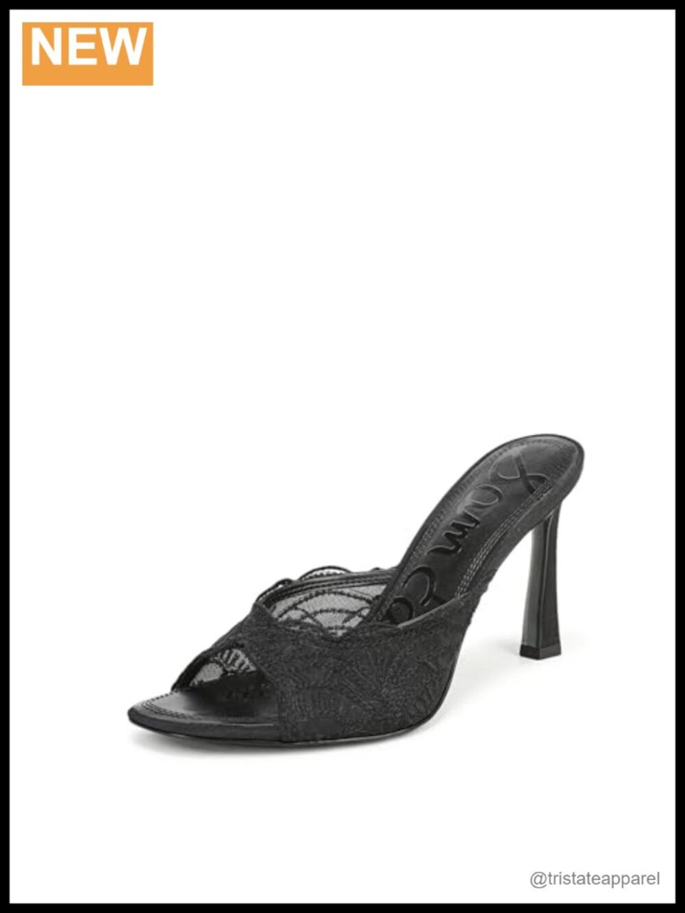 Sam Edelman Iva Mule Stiletto Heel Slip On Dress Sandal